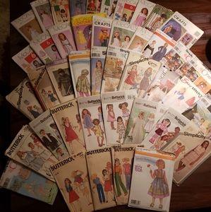 Mixed Lot 43 McCalls Butterick Sewing Patterns